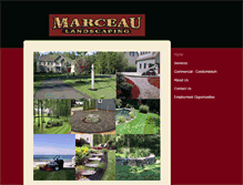 Tablet Screenshot of marceaulandscaping.com